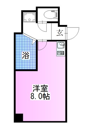 シンエイ第8東船橋マンションの物件間取画像